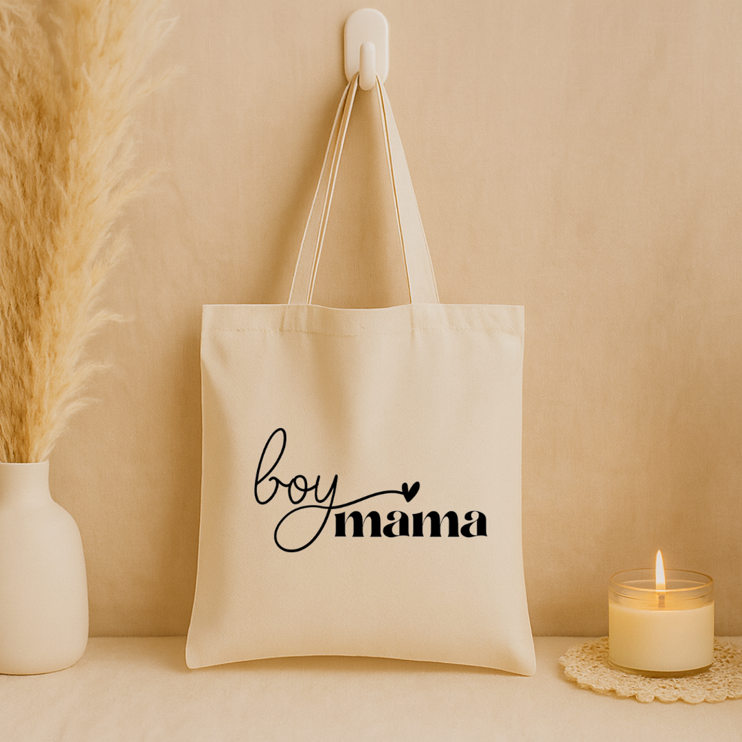 Tote bag Boy mama