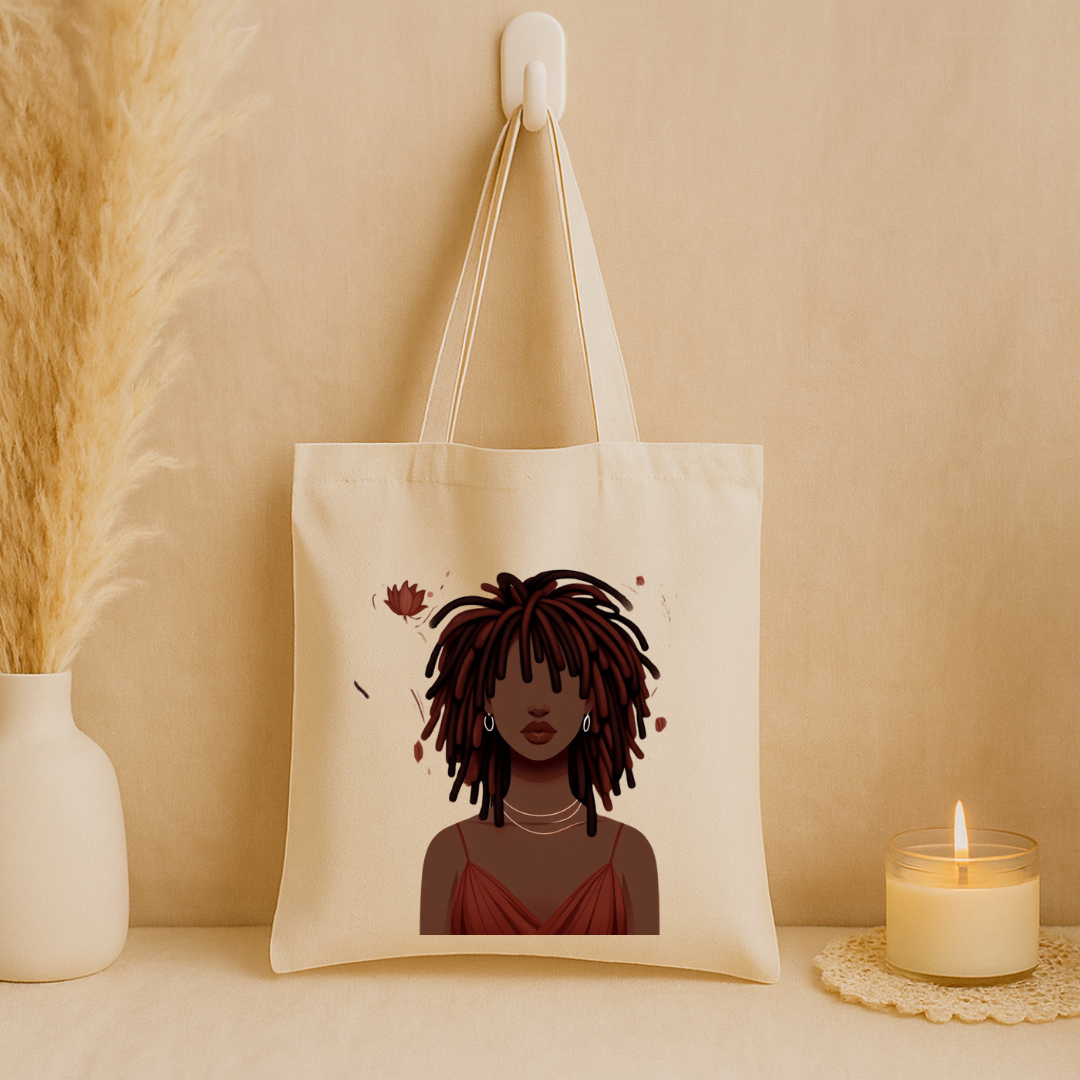 Tote bag "Woman hair locks"