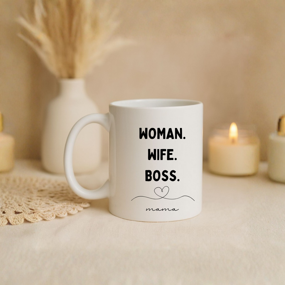 Mug "Woman Wife Boss"