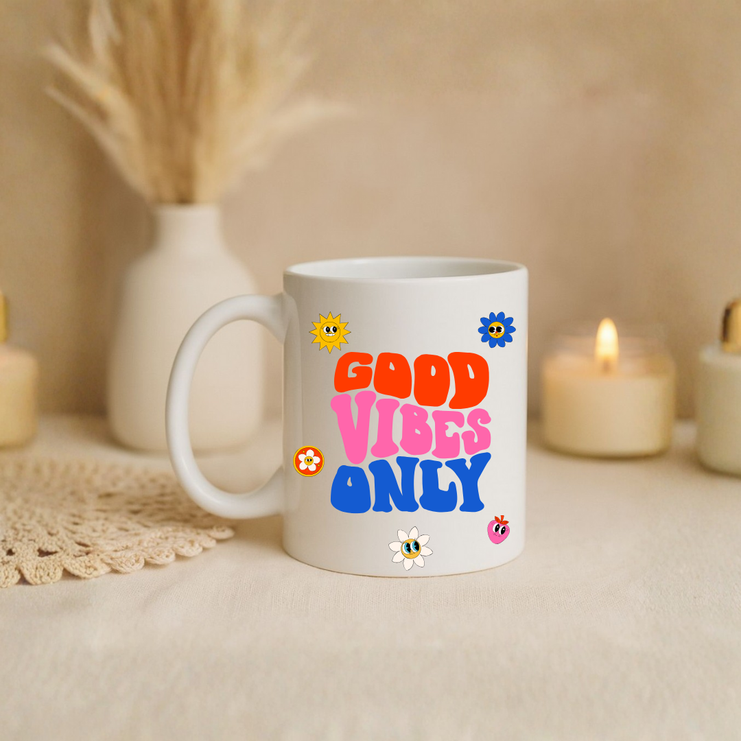 Mug "Good vibes only"
