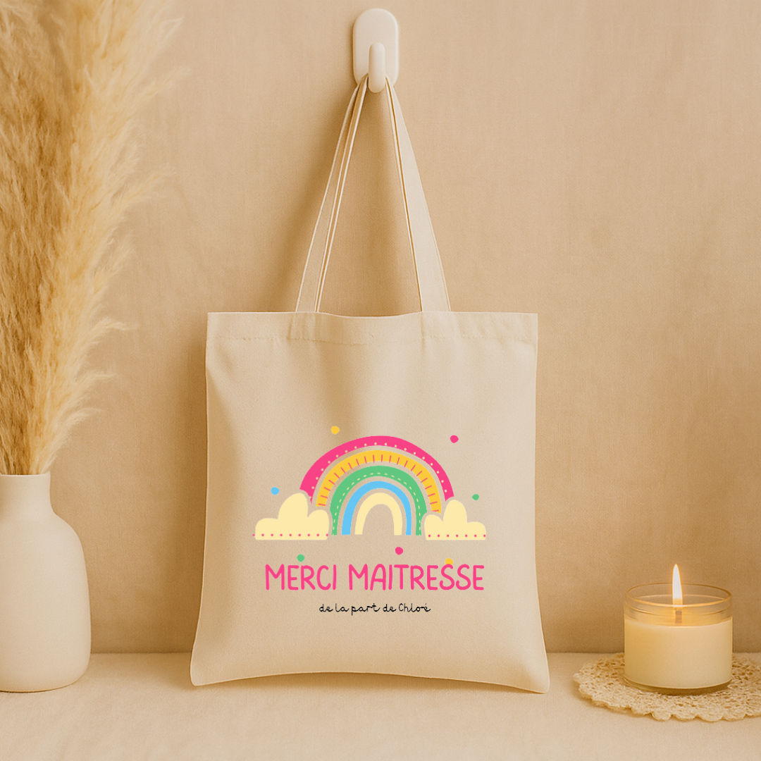 Tote bag "Merci maitresse"