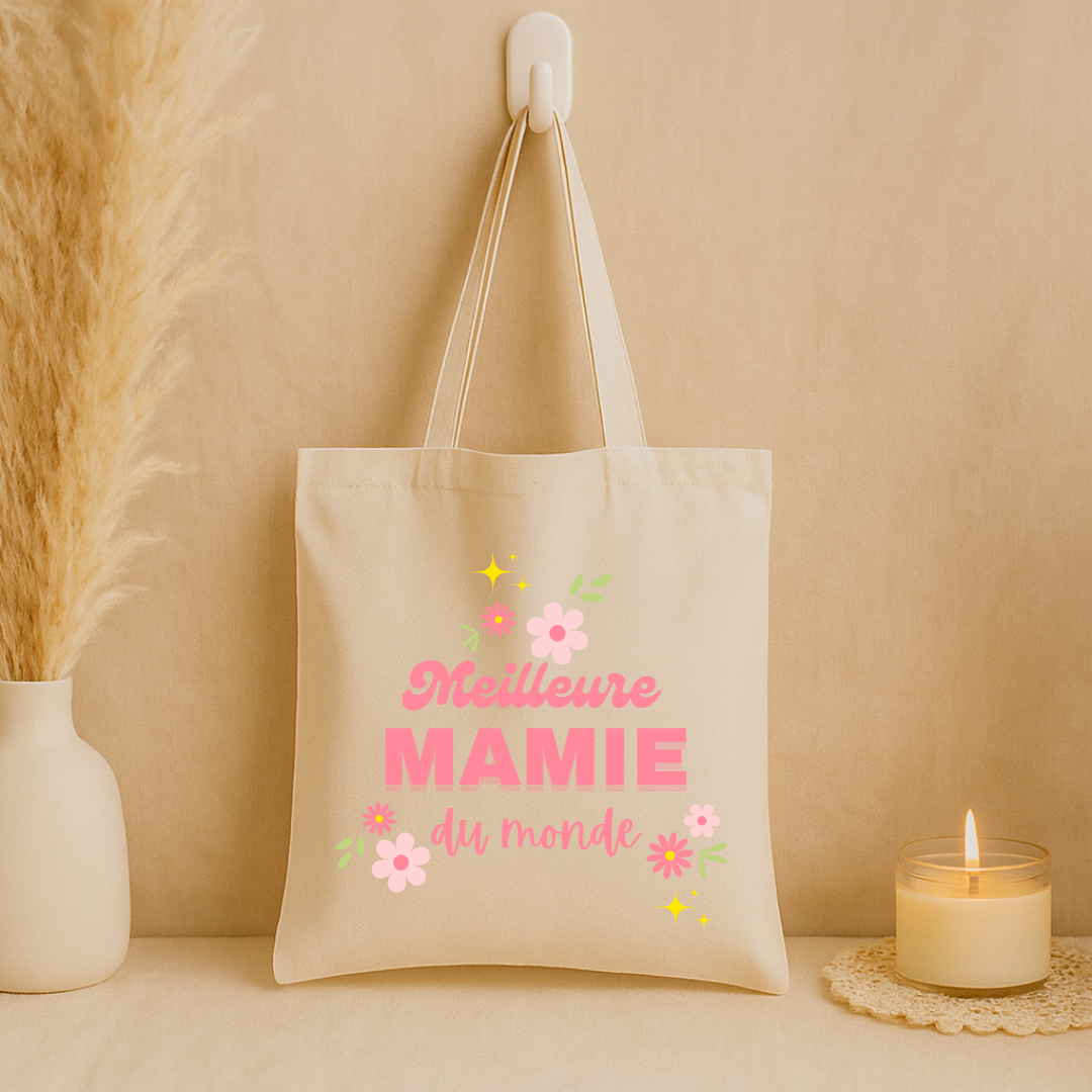 Tote bag "Meilleure Mamie du monde"
