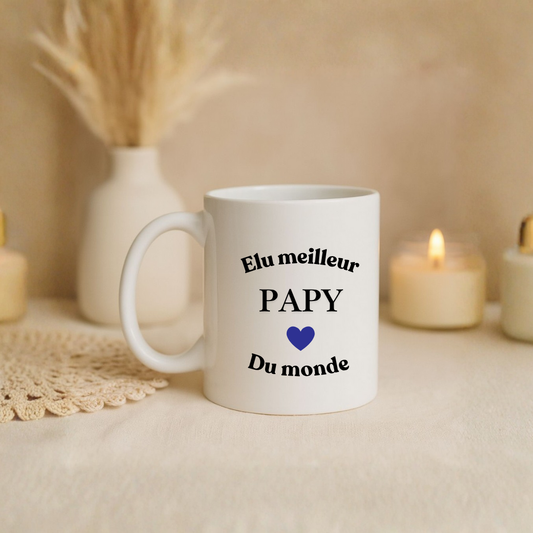 Mug "Elu meilleur papy du monde"