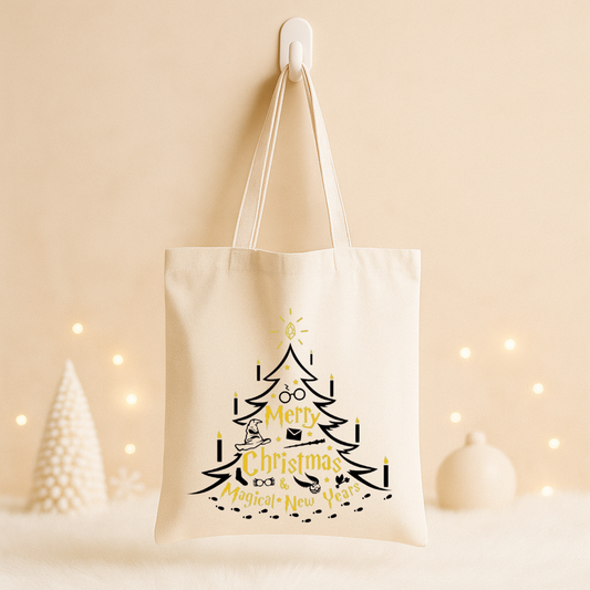 Tote bag Noël - Sapin magique