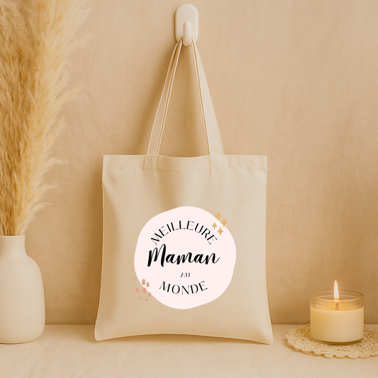 Tote bag "Meilleure Maman du monde"