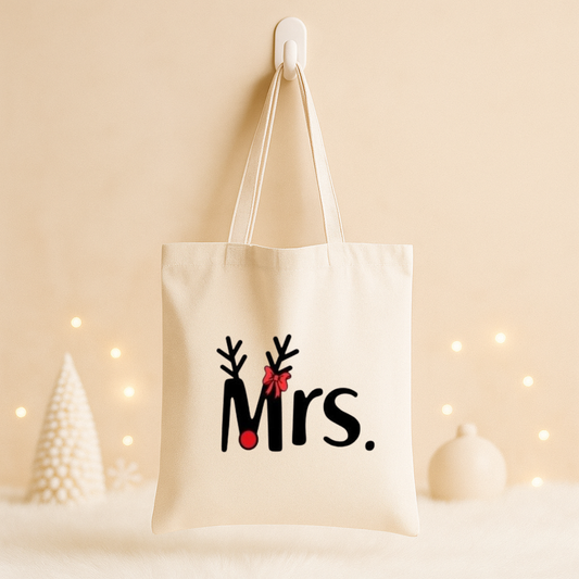 Tote bag Noël - Mr Mrs