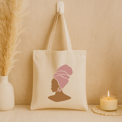 Tote bag "I am happy to be.."