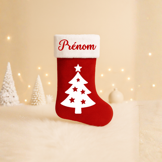 Chaussette Noël - Sapin