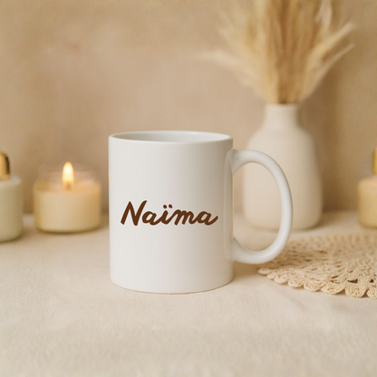 Mug Prénom "Afro Woman"