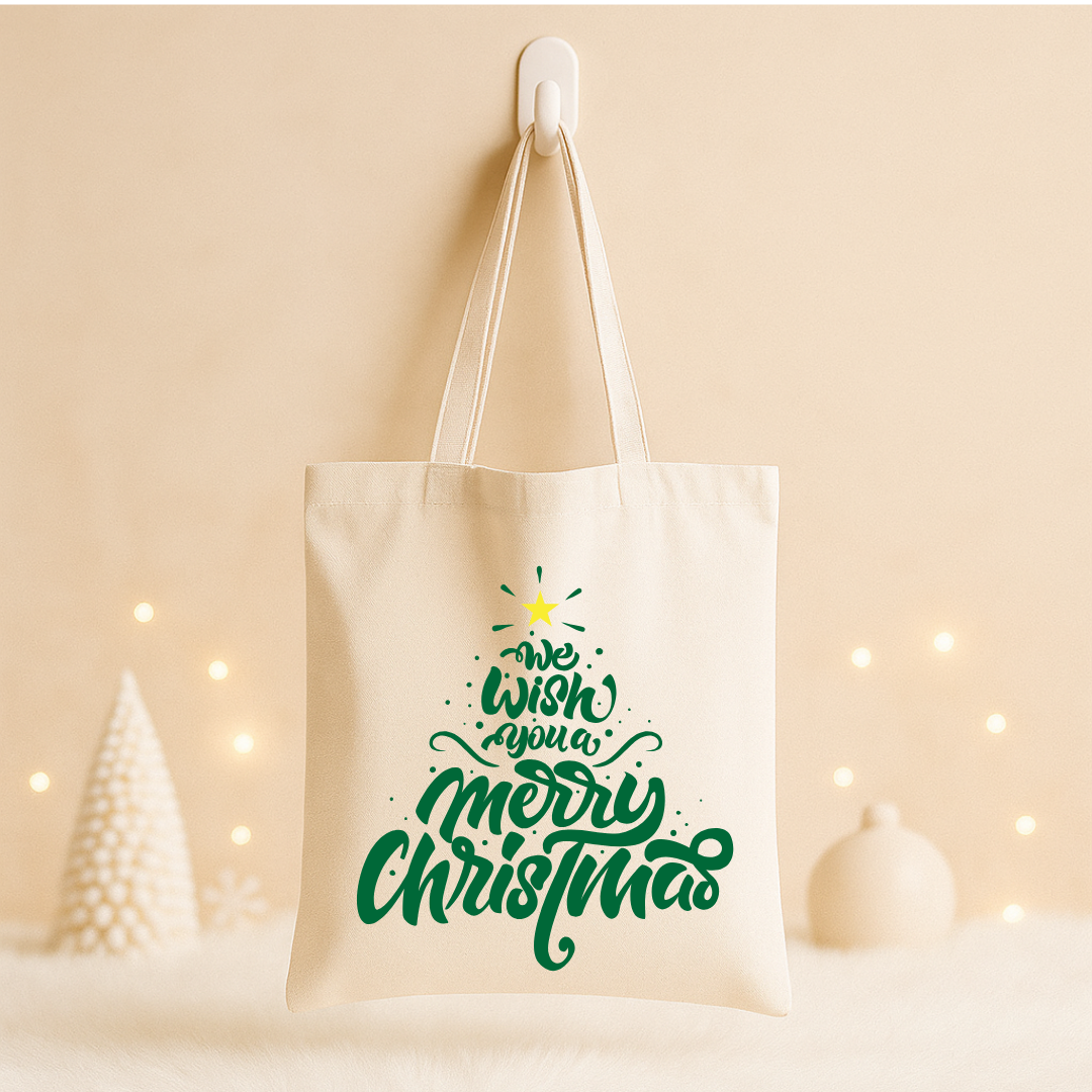 Tote bag Noël "Merry Christmas"