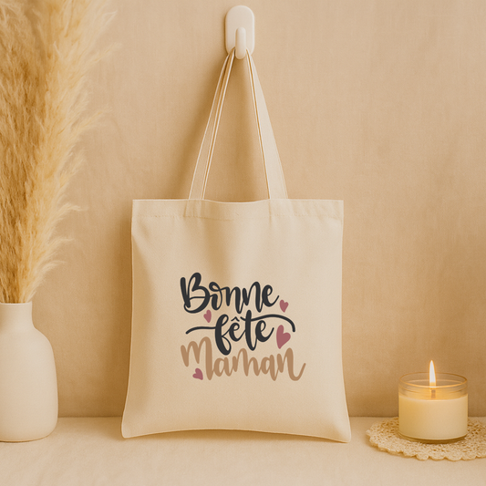 Tote bag "Bonne fête Maman"