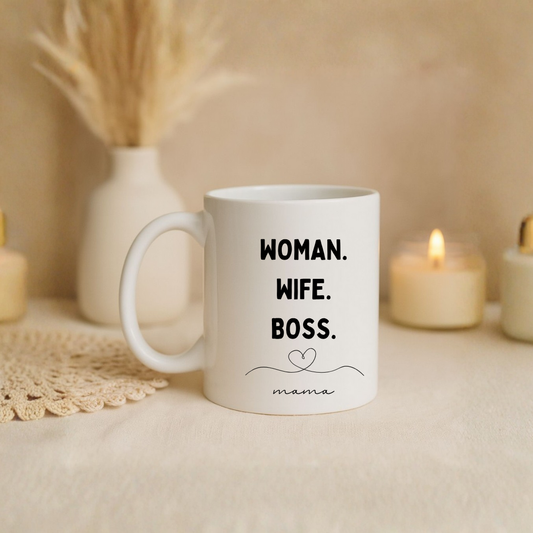 Mug "Woman Wife Boss"