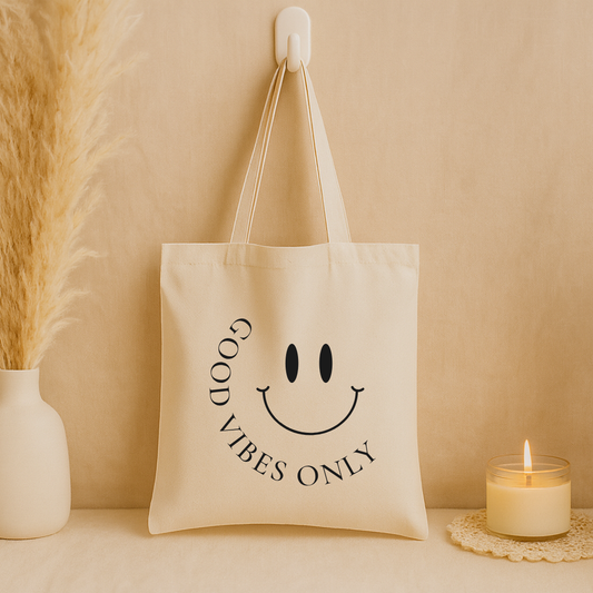 Tote bag "Good vibes only"