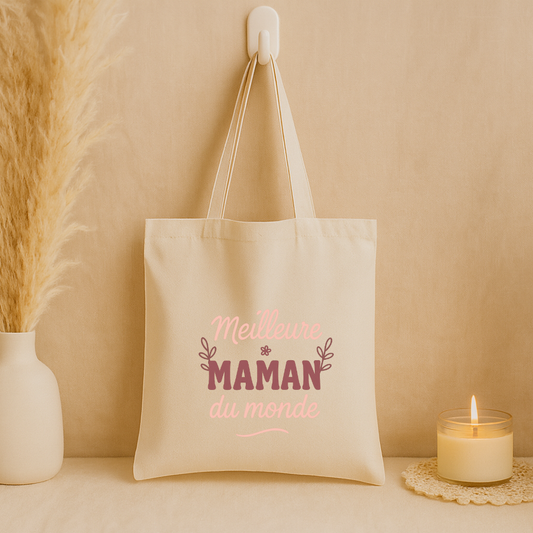 Tote bag "Meilleure Maman du monde"