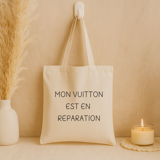 Tote bag "mon Vuitton est .."
