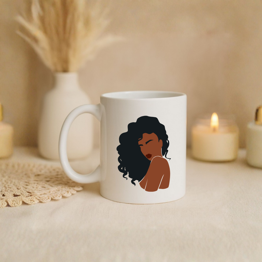 Mug afro woman