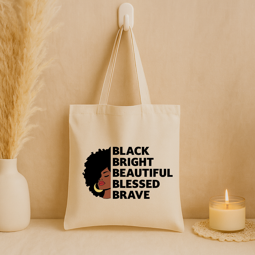 Tote bag "Black Bright ..."