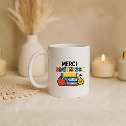 Mug "Merci maitresse"