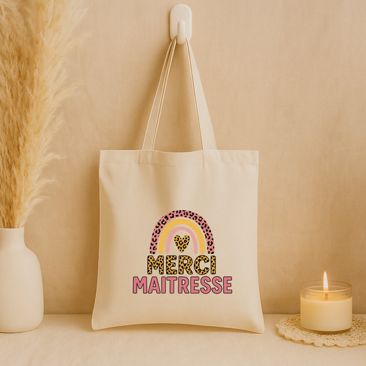 Tote bag "Merci maitresse"