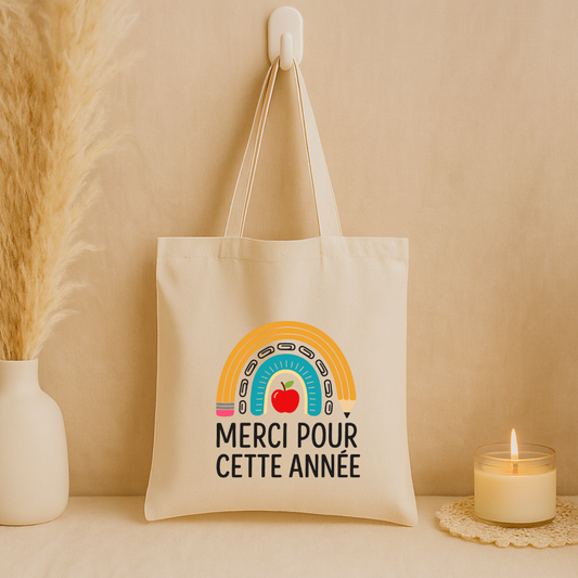 Tote bag "Merci pour cette année"