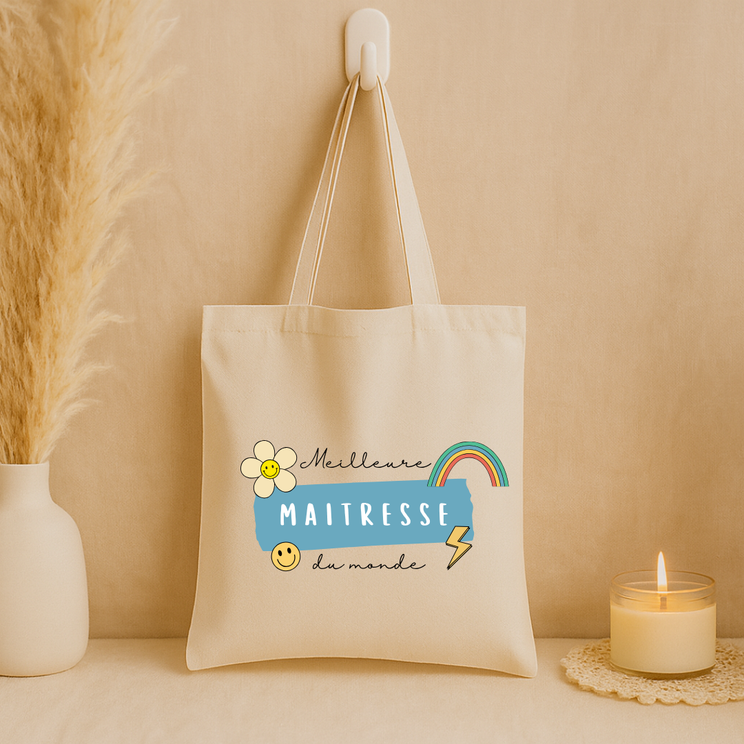 Tote bag "Meilleure maitresse du monde"