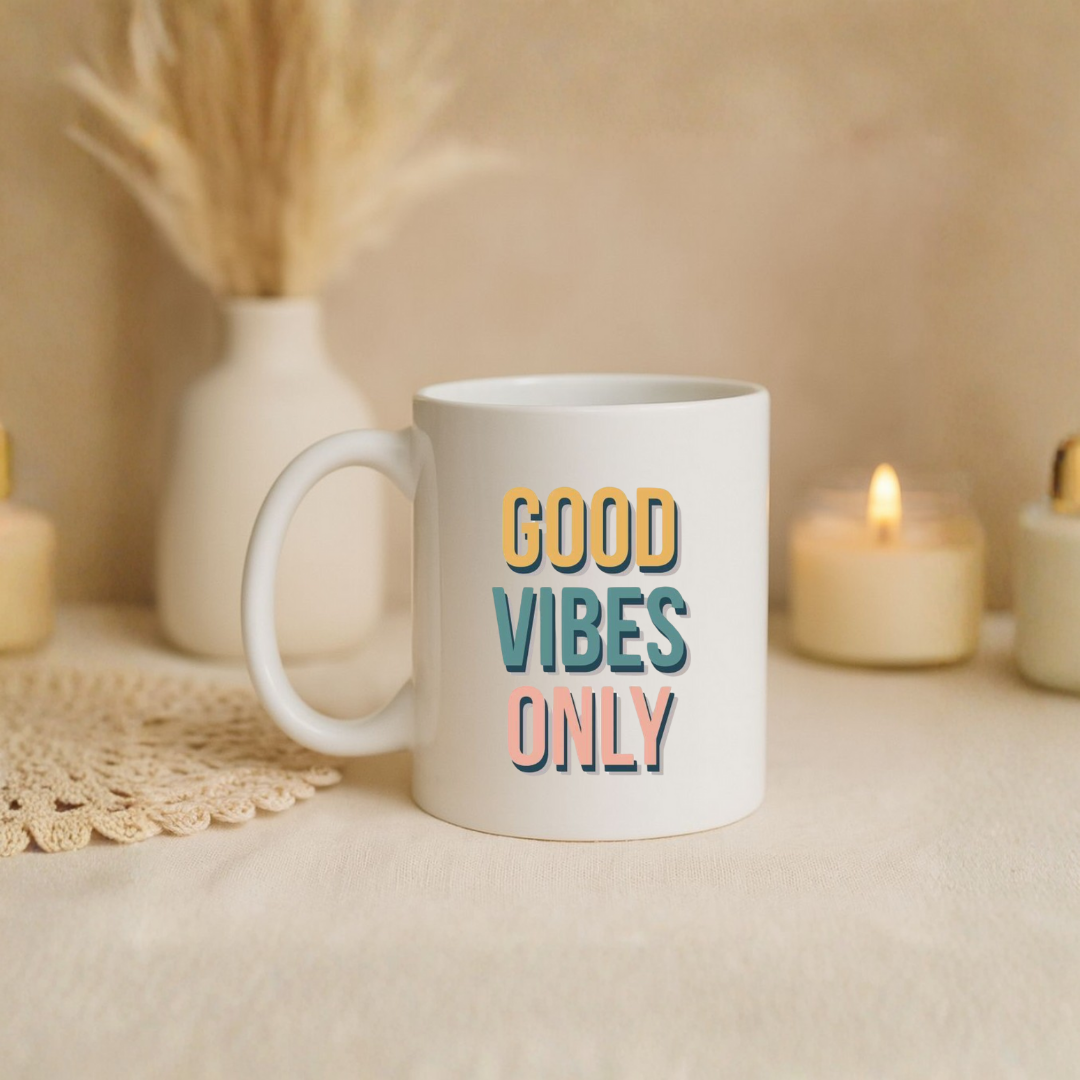 Mug "Good vibes only"