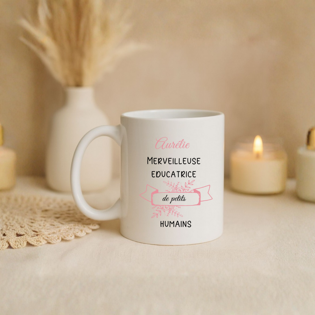 Mug "Merveilleuse éducatrice"