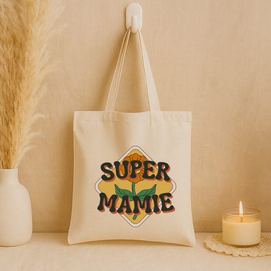 Tote bag "Super Mamie"