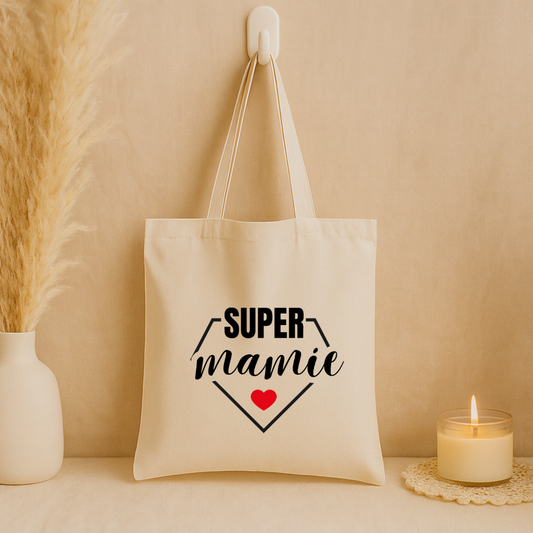 Tote bag "Super Mamie"